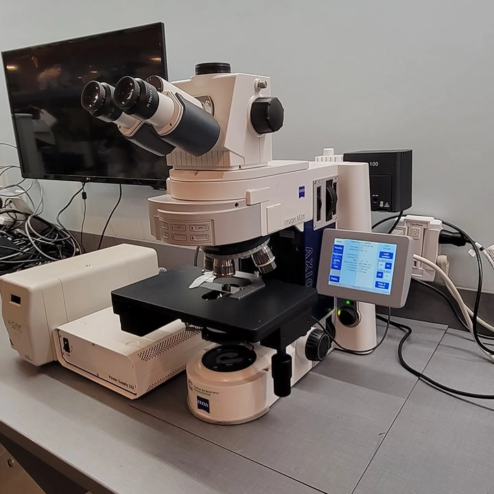 Zeiss Axio Imager M M Upright Fluorescence Materials Trinocular