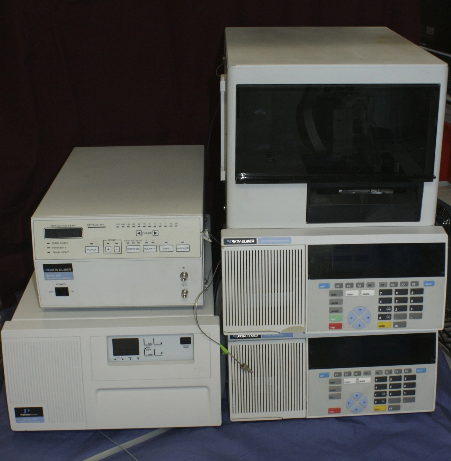 Perkin Elmer Series Gpc System Gel Permeation Chromatography System