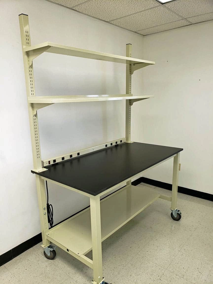 Quick Labs 8 Foot Heavy Duty Modular Lab Bench With Phenolic Resin