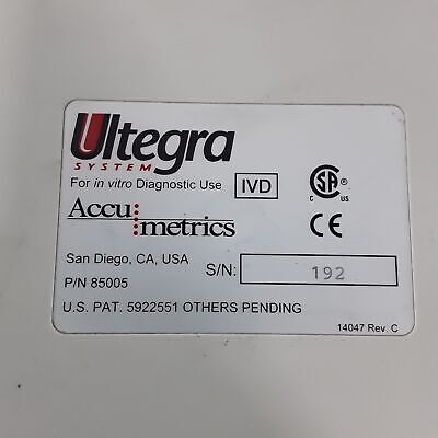 Accu Metrics Ultegra Blood Lab Analyzer | LabX.com