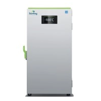Vault100 ULT freezer on a white background