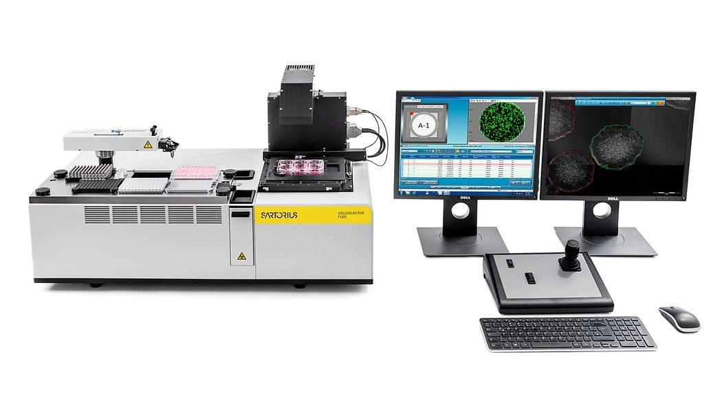 Image of Cell Collector Flex instrument for antibody development