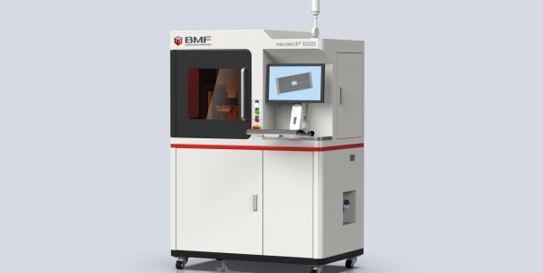 The microArch D1025 3D printer on a grey background