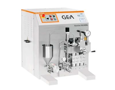 Image of GEA Panther 1200 nanoemulsion processing instrument