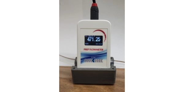 New Prep Flowmeter on a table