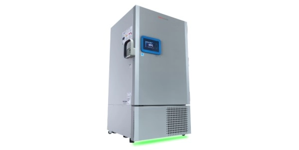 TSX universal series ULT freezer on a white background
