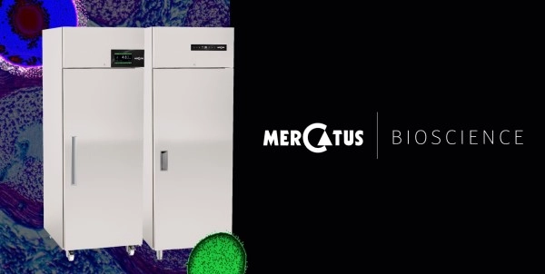 Mercatus Bioscience range products on a black background
