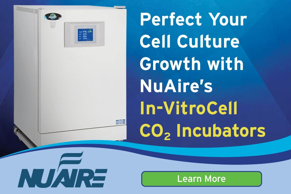 Perfect Your Cell Culture Growth With NuAire's In-VitroCell C02 Incubators