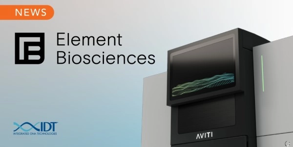 The AVITI system on a blue background