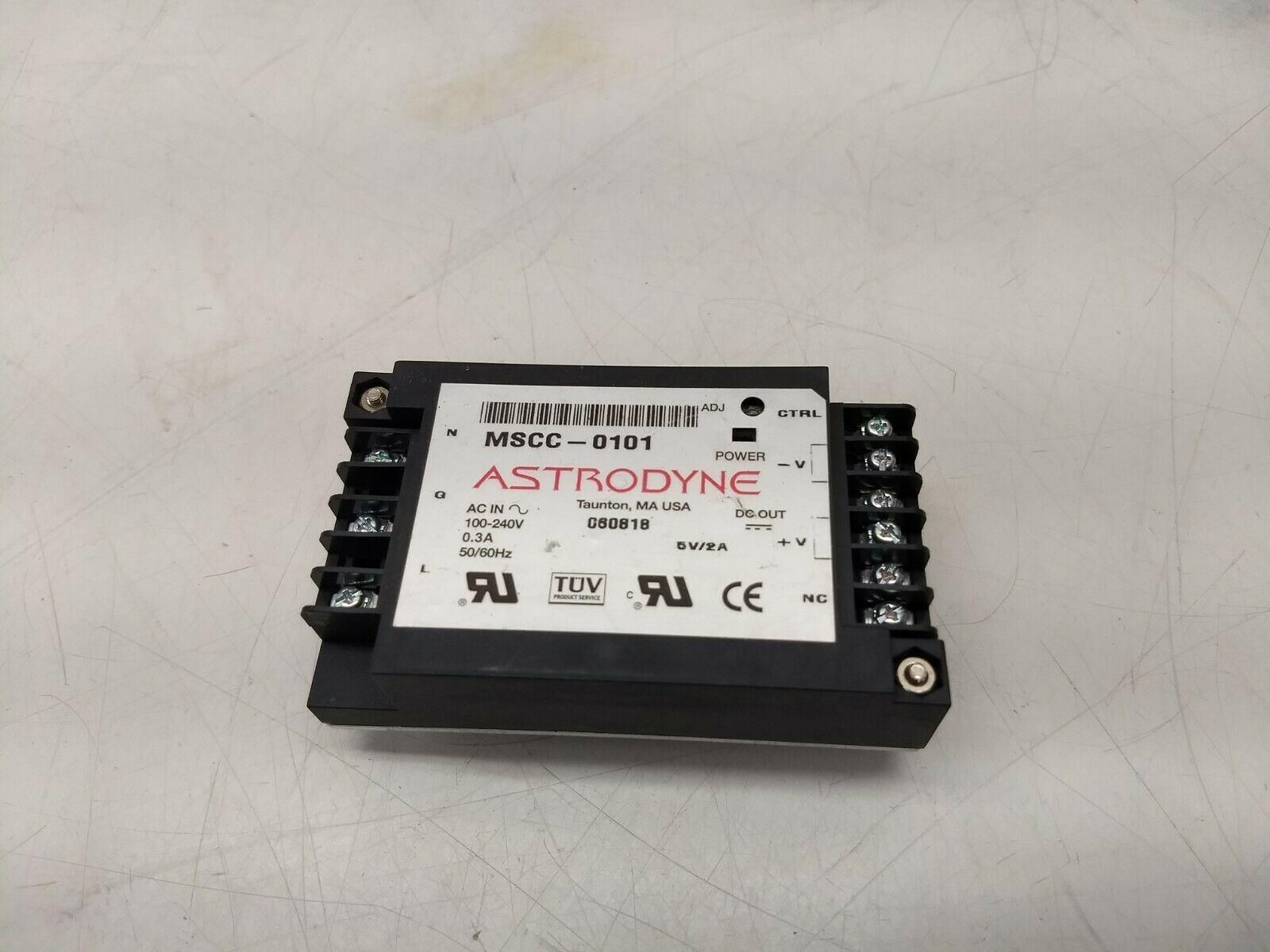 Astrodyne MSCC-0101 Modular Switching DC Power Supply 5V, 2A