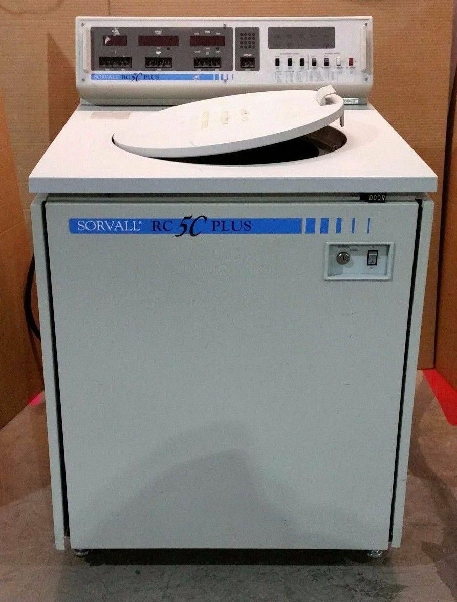 Sorvall RC-5C PLUS centrifuge with  3 ROTORS Gs3 ,GSA And SS-34 rotor