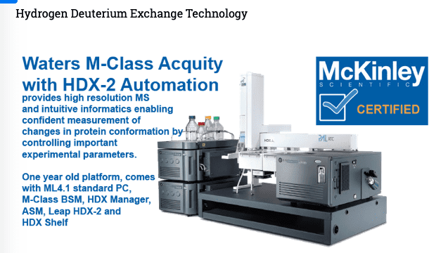 Waters Acquity M-Class with HDX-2 Automation