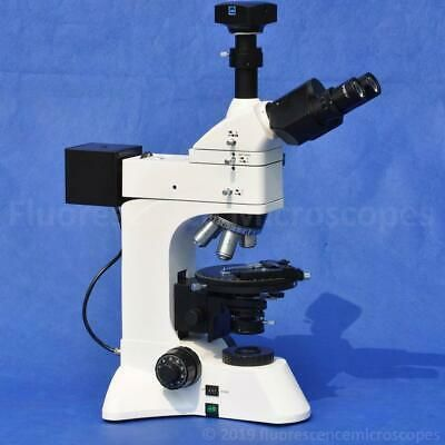 50-600x Reflected-Transmitted Light Ore Rock Polarizing Petrographic Microscope