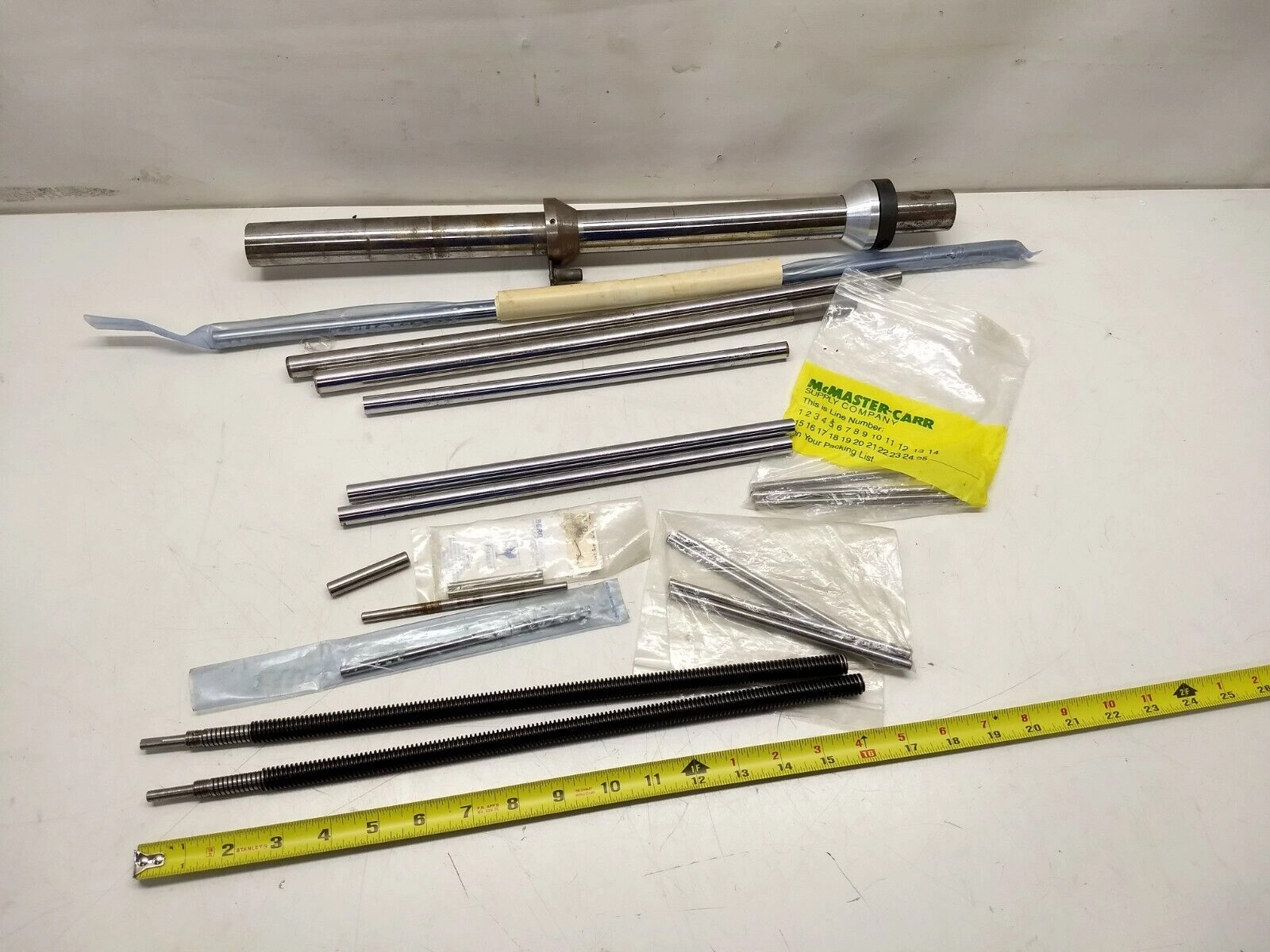 Lot of Various Size and Length Linear Bearing Shaf