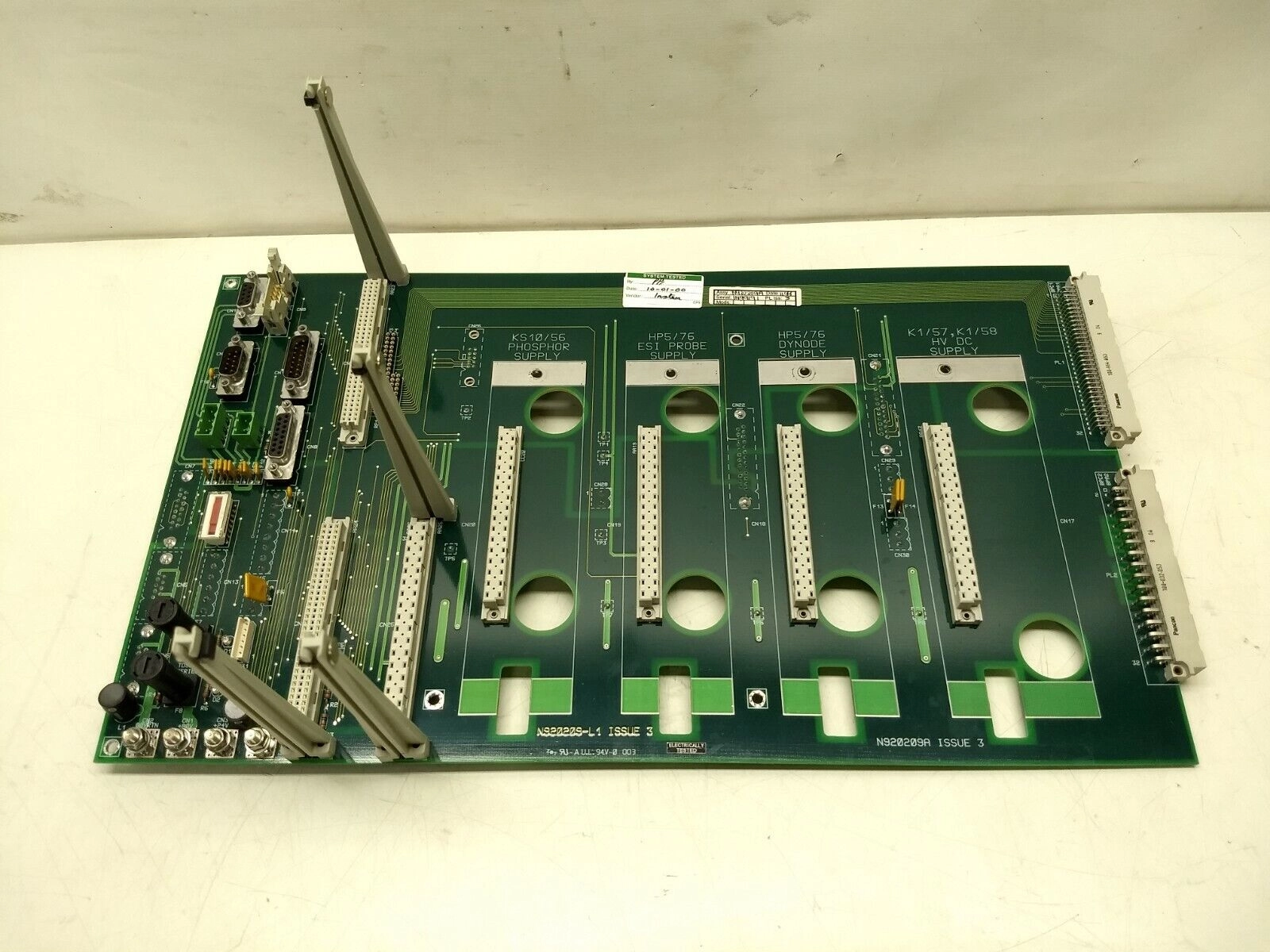 Waters Micromass N920209A Power Backplane Circuit 