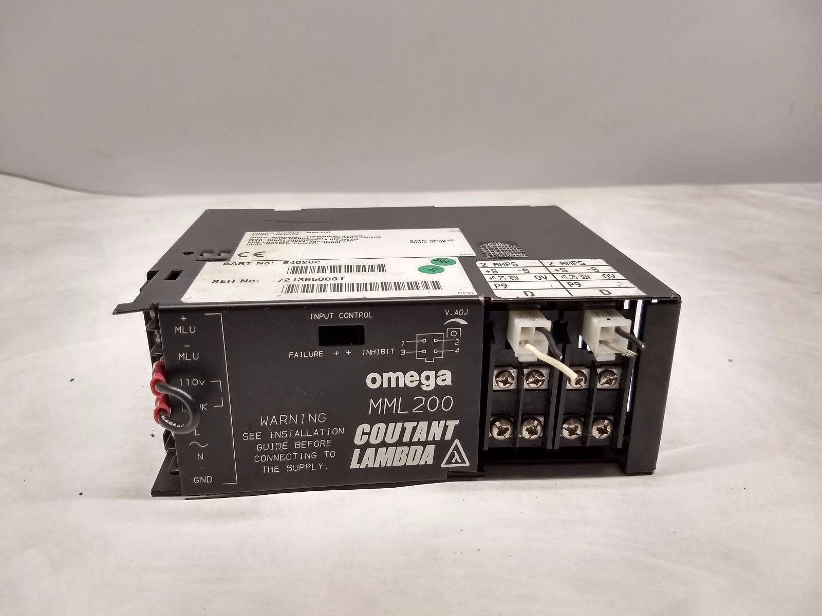 Omega Coutant Lambda MML 200 Power Supply 4.5A
