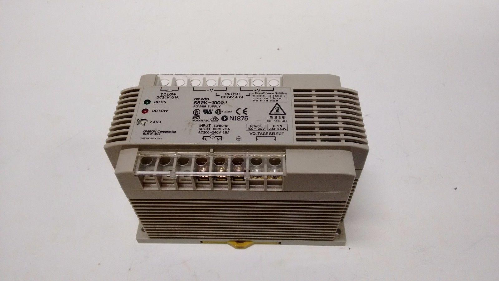 Omron S82K-10024 PLC Power Supply 24VDC