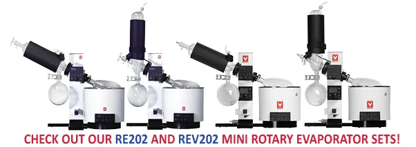 Yamato RE-202/212 REV202M/212M Mini-Rotary Evaporator with Slide Jack Mechanism