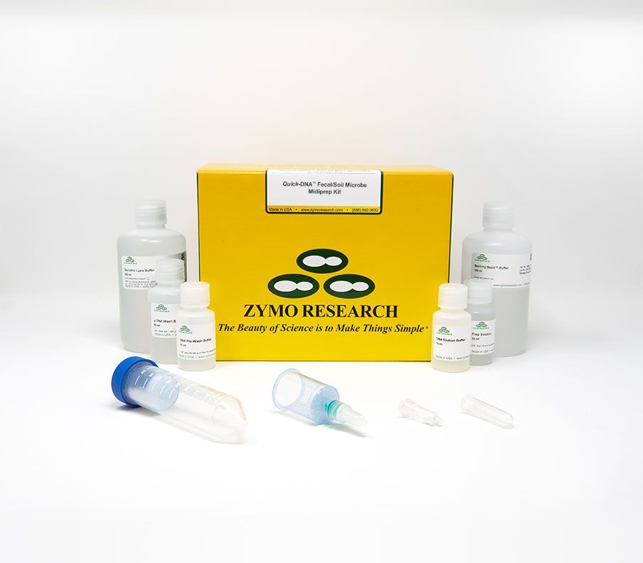 Quick-DNA Fecal/Soil Microbe MidiPrep™ Kit (25 Preps)