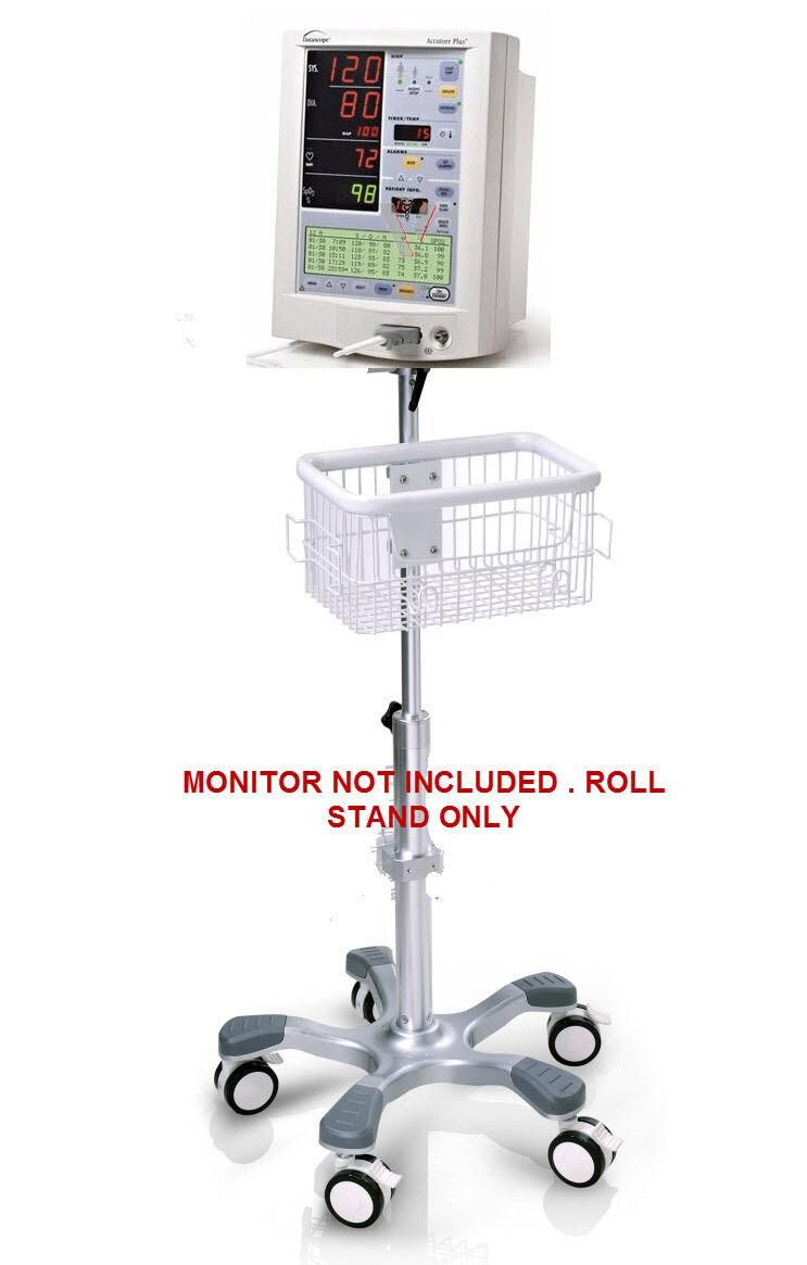 Rolling stand for Mindray Datascope Accutorr Plus monitor new (big wheel)