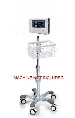 Rolling Roll stand for Medtronic   capnosteam 35 monitor  (big wheel) new ,USA