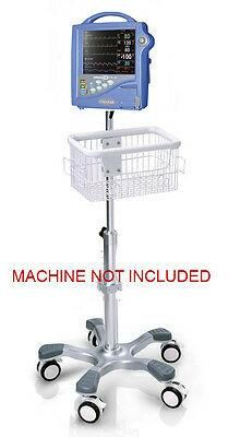 Rolling Roll stand for Critikon Dinamap Pro 1000 Patient monitor new (big wheel)