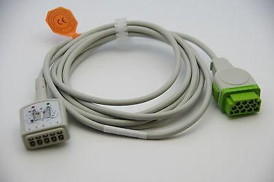 5 Leads ECG Trunk Cable For GE Marquette Eagle Dash Monitor, NEW , IN USA