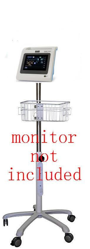 Rolling mobile stand for Midmark Cardell Insight   monitor (small wheel)