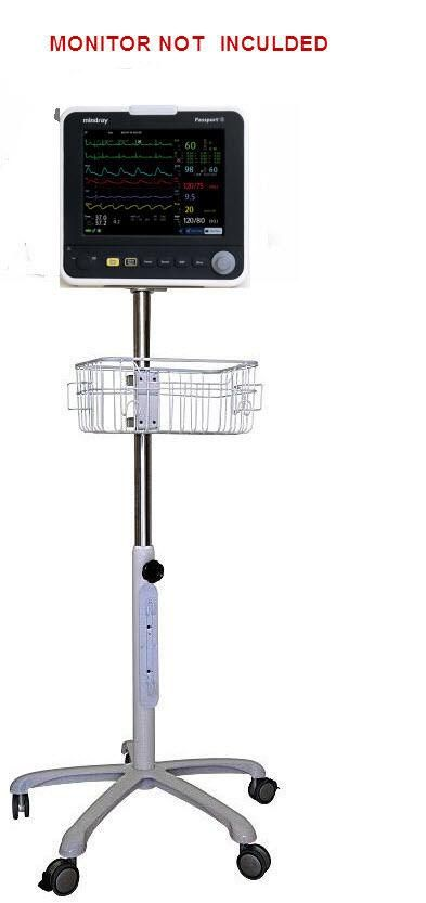 Rolling Roll mobile stand for Mindray Datascope Passport 8   monitor small wheel