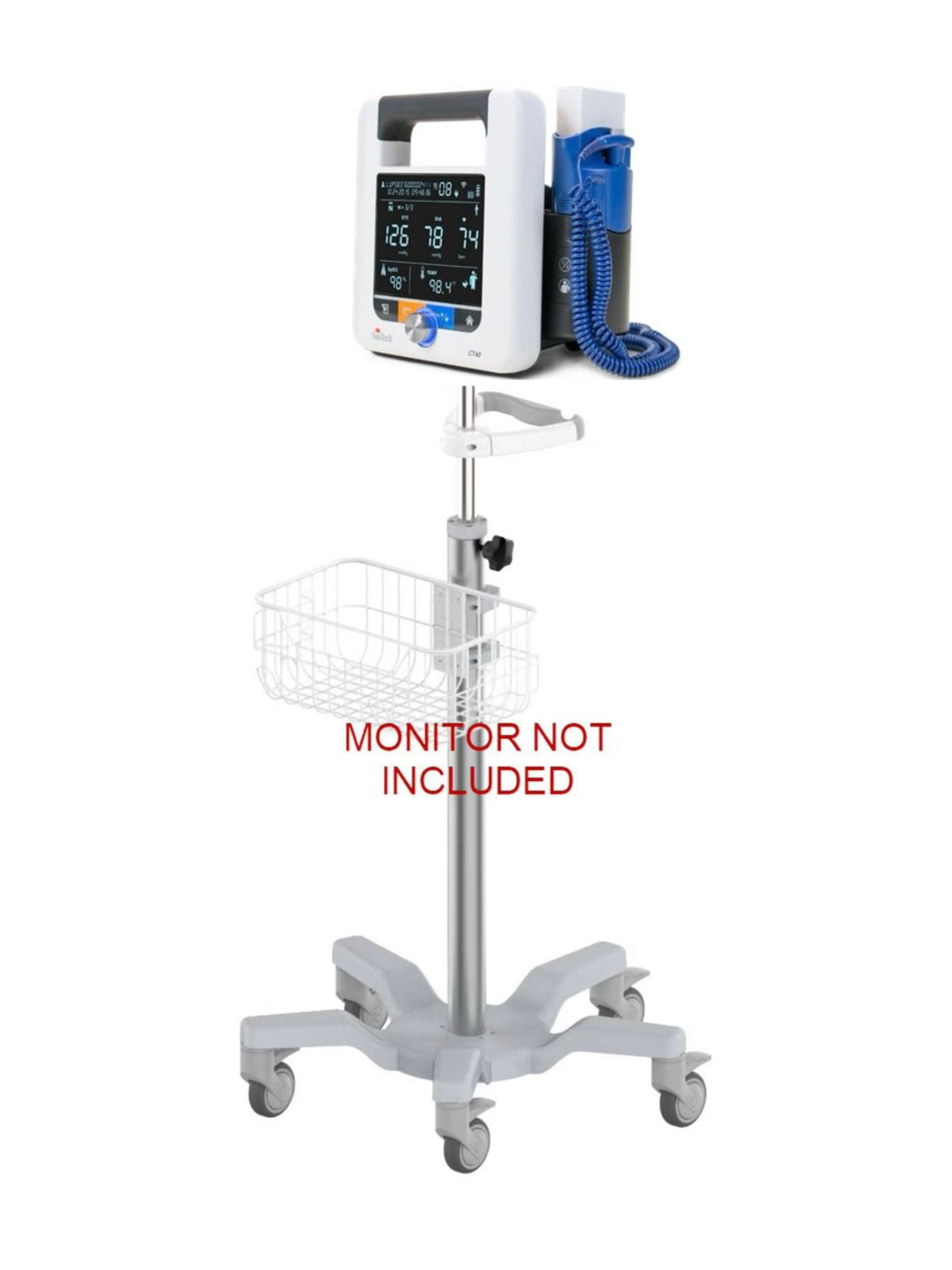 Rolling stand for SUNTECH CT  monitor (big wheel), NEW