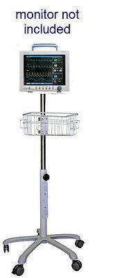 Rolling Roll  stand for contec cms 9000 cms9000 patient monitor (small wheel)