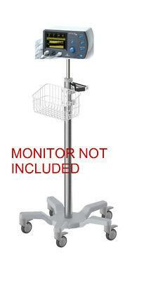 Rolling roll stand for Philips Respironics Nico2  monitor  (big wheel mt-301)