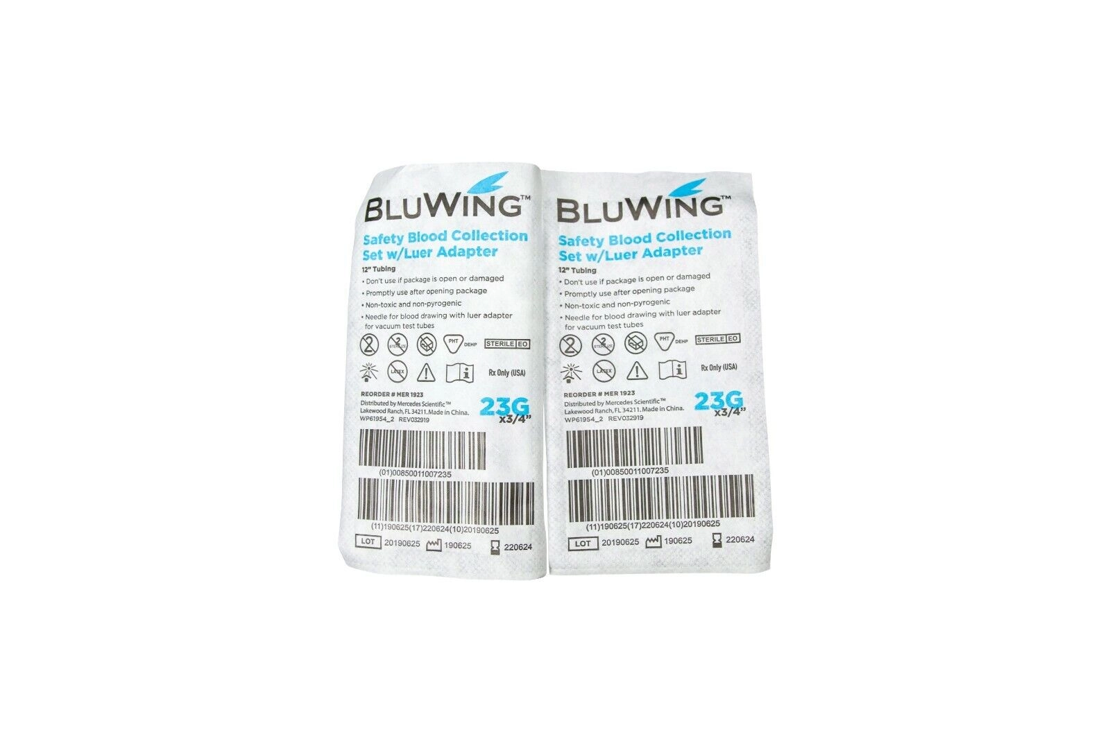 23G & 25G BLUWING SAFETY BLOOD COLLECTION SET, BUT