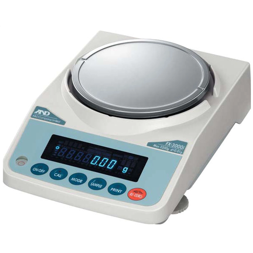 A&D FZ-1200i Precision Balance, 1220g x 0.01 with Internal Calibration