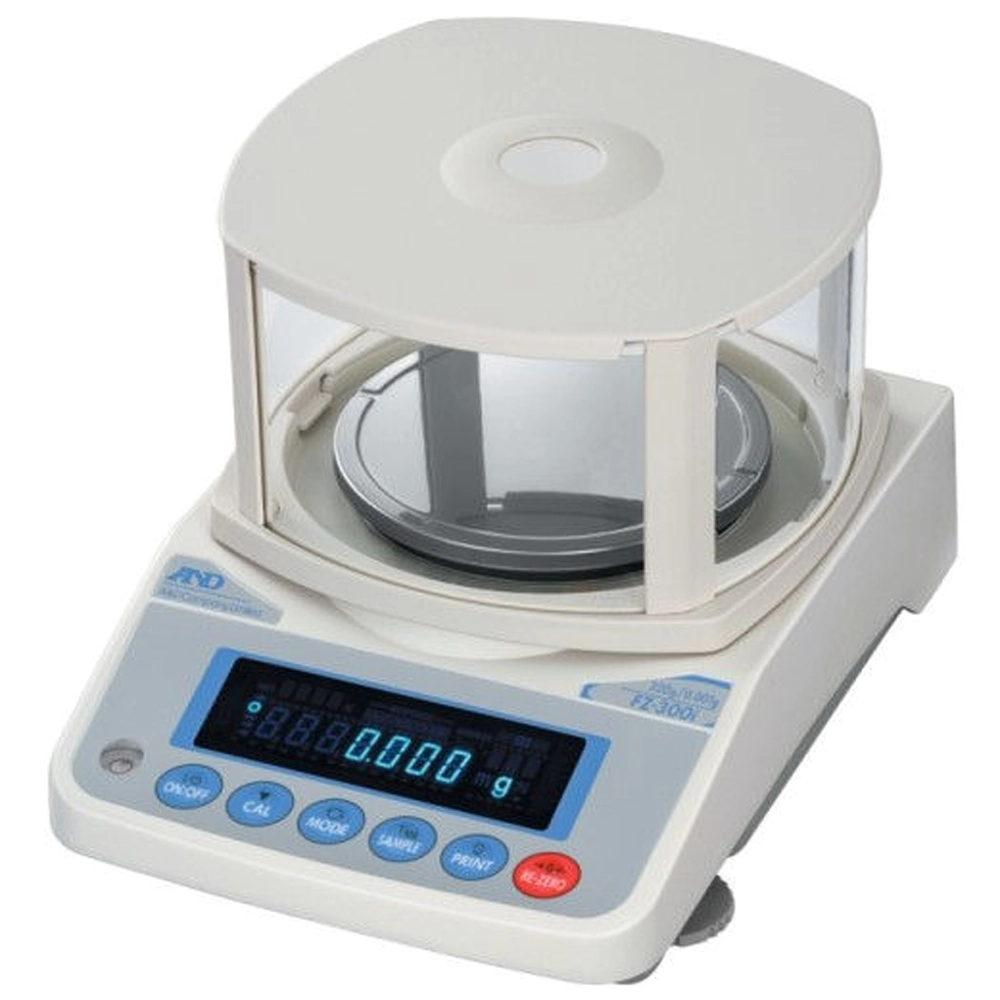 A&amp;D FZ-120i Precision Balance, 122g x 0.001g with Breeze Break (3.4'' H)