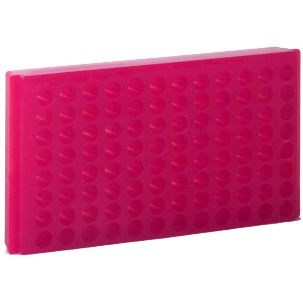 Bio Plas 96 Well Micro Tube Rack, Pink (Pack of 5) Model # 0095