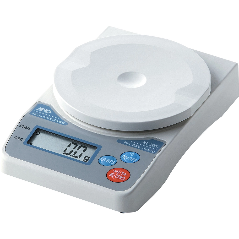 A&amp;D Ninja HL-200i Compact Scale, 200g x 0.1g with External Calibration