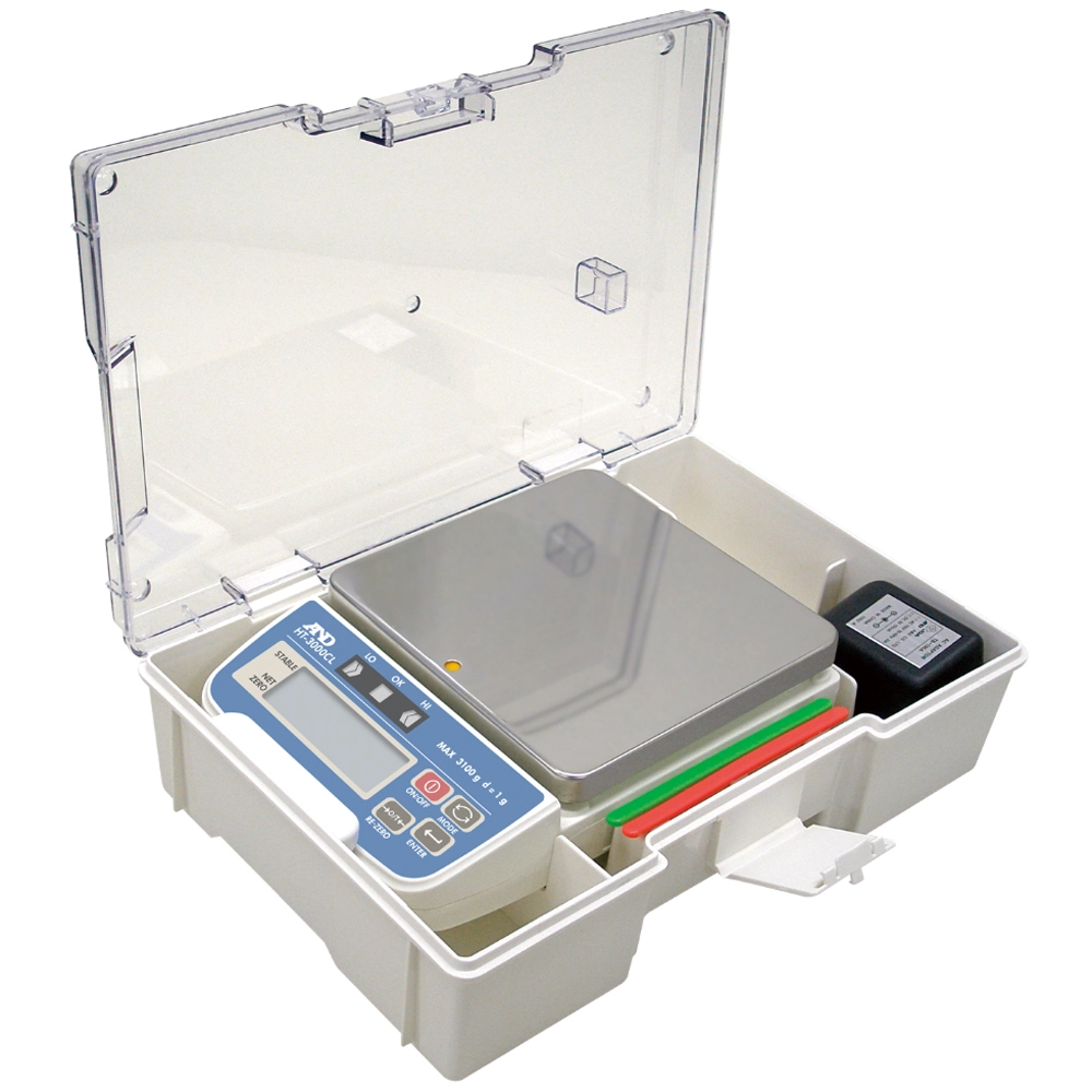 A&amp;D HT-5000CL Compact Scale, 5100g x 1g with Storage Case
