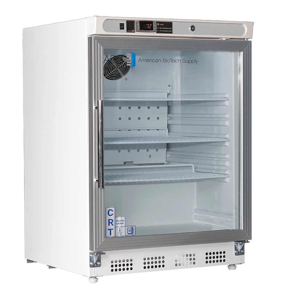 ABS 4.6 Cu. Ft. Undercounter Controlled Room Temperature Cabinet, Built-In, Glass Door CRT-ABT-HC-UC