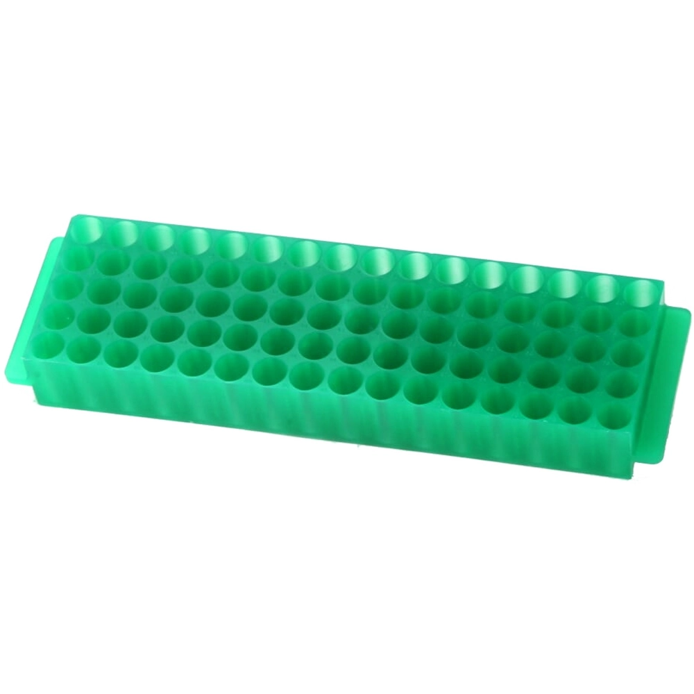 Bio Plas 80 Well Micro Tube Rack, Green (Pack of 5) Model # 0063