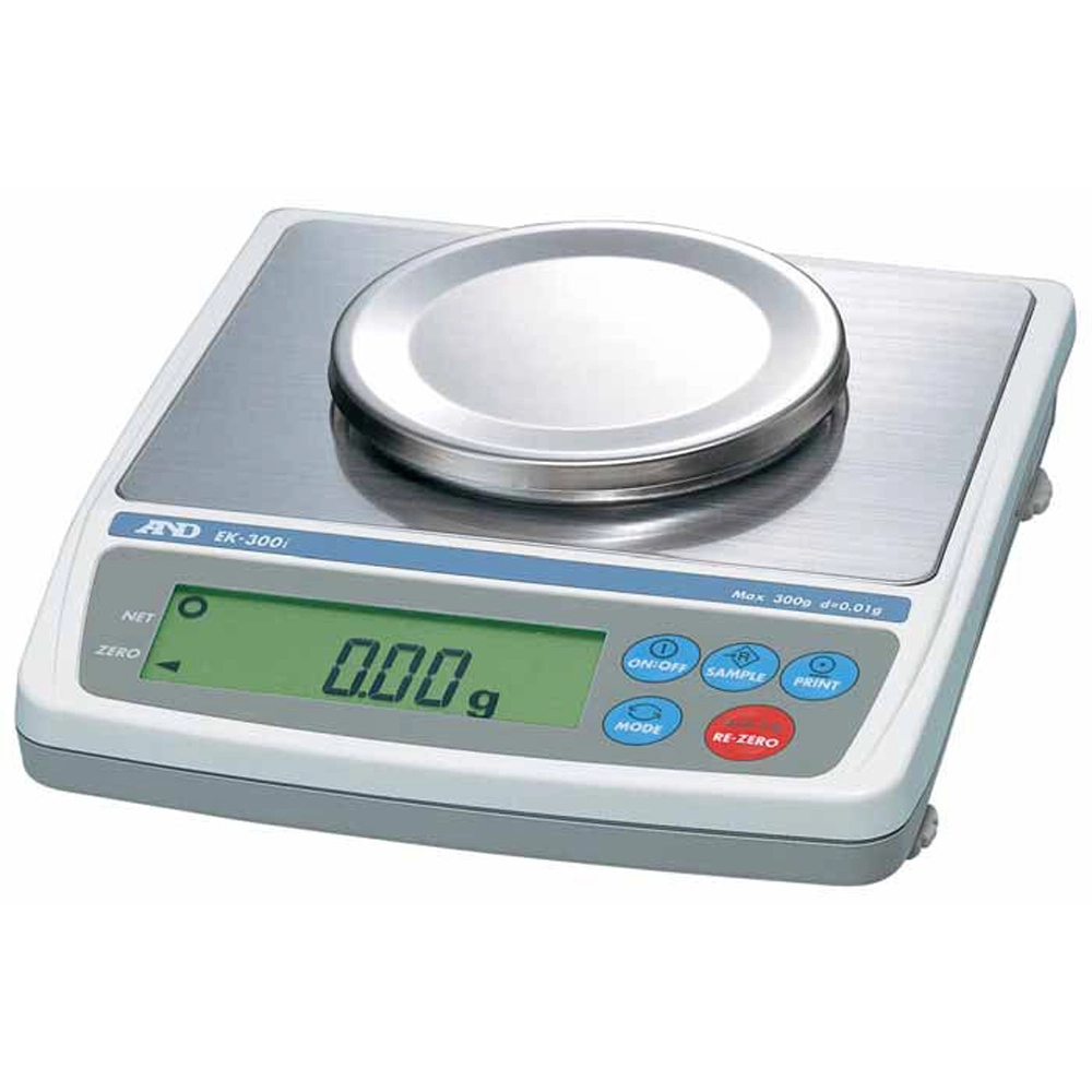 A&amp;D Everest EK-200i Compact Balance, 200g x 0.01g with External Calibration