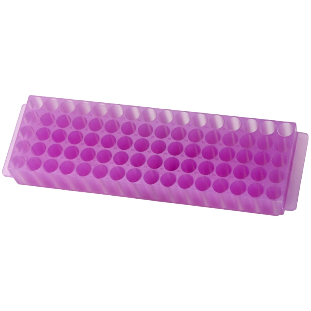 Bio Plas 80 Well Micro Tube Rack, Lavender (Pack of 5) Model # 0067