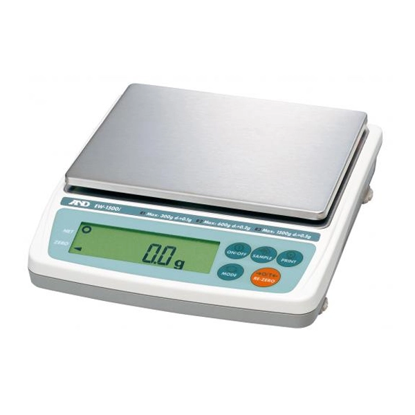 A&amp;D Everest EK-3000i Compact Balance, 3000g x 0.1g with External Calibration