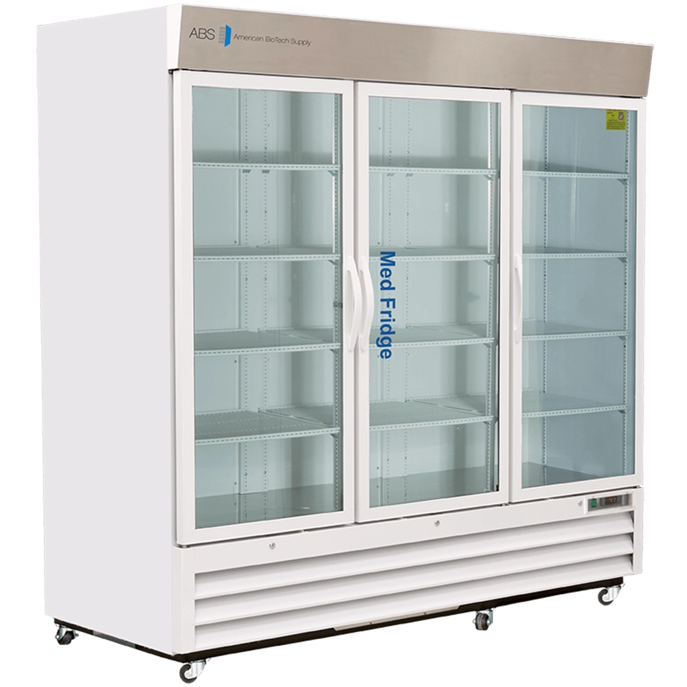 ABS 72 Cu. Ft. Standard Pharmacy Glass Door Refrigerator PH-ABT-HC-S72G