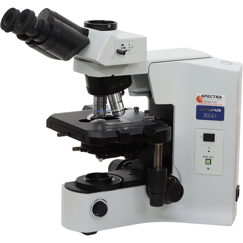 Olympus BX41 Microscope with Trinocular Head and 2x Objective