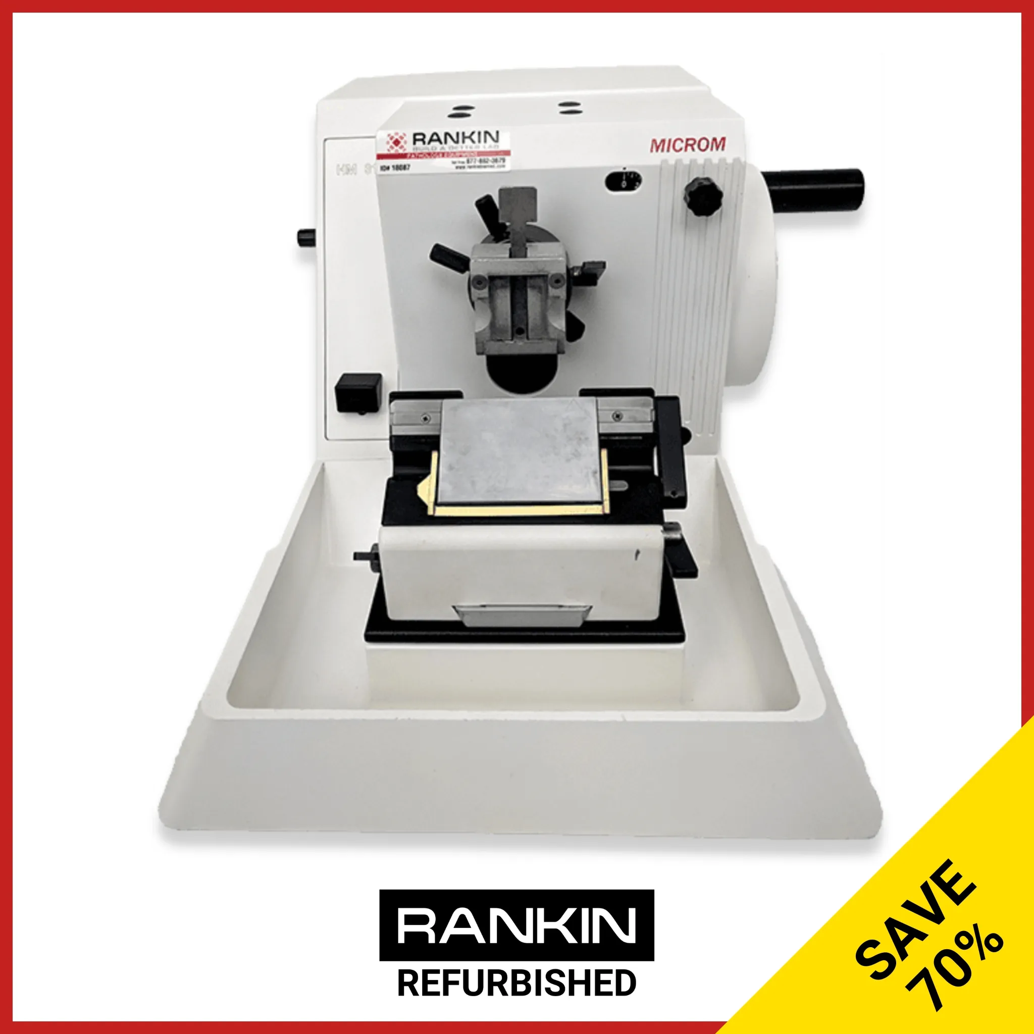~$171/mo - Thermo Microm HM 315 Manual Rotary Microtome | Rankin 1-Year Warranty