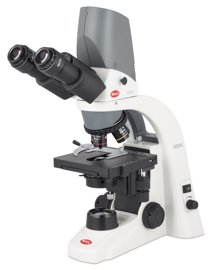 Digital compound microscope with 3MP camera package
