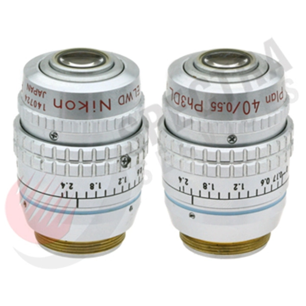 Nikon Plan 40x/0.55na Ph3 ELWD Microscope Objective