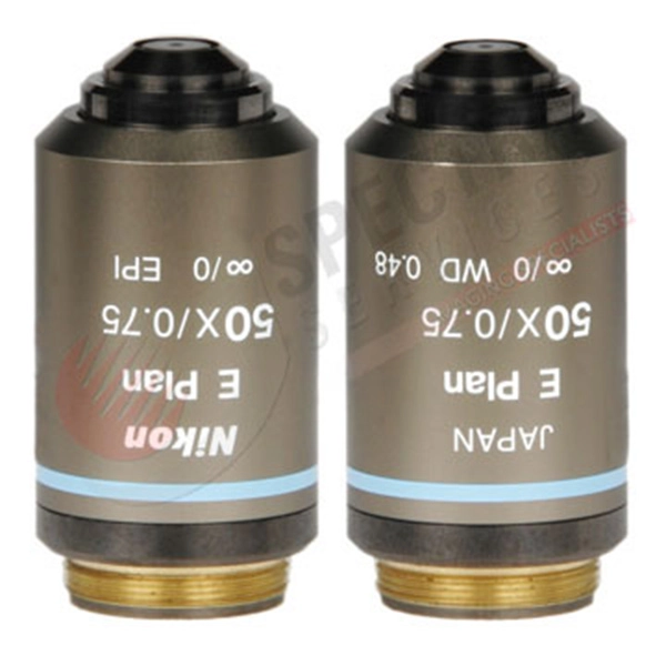 Nikon E PLAN 50X 0.75 EPI Microscope Objective