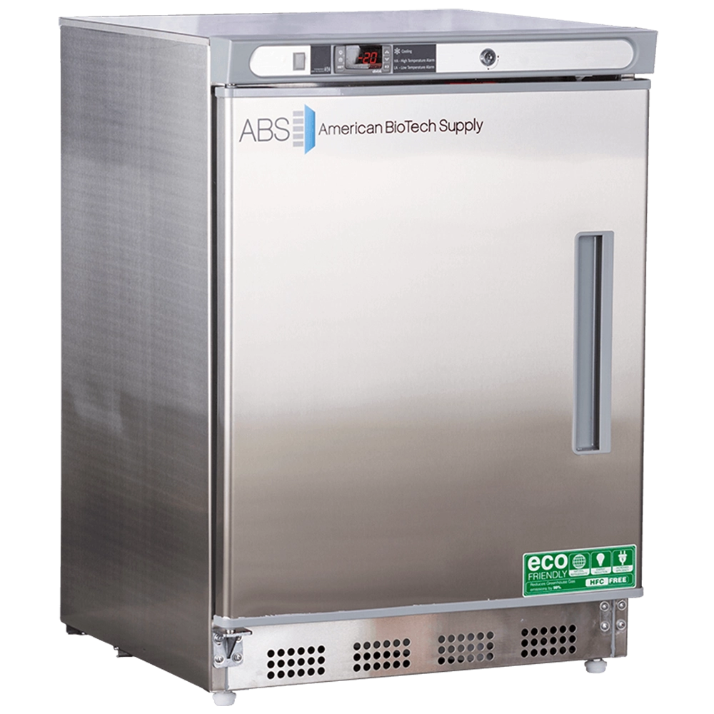 ABS 4.2 Cu. Ft. Premier Undercounter Stainless Steel Freezer Left Hinged  ABT-HC-UCBI-0420SS-LH